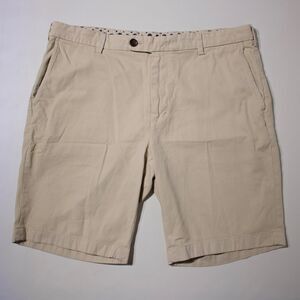 Brooks Brothers Supima Cotton Stretch Bermuda Shorts Khaki Beige Men Sz. 38 (A2)